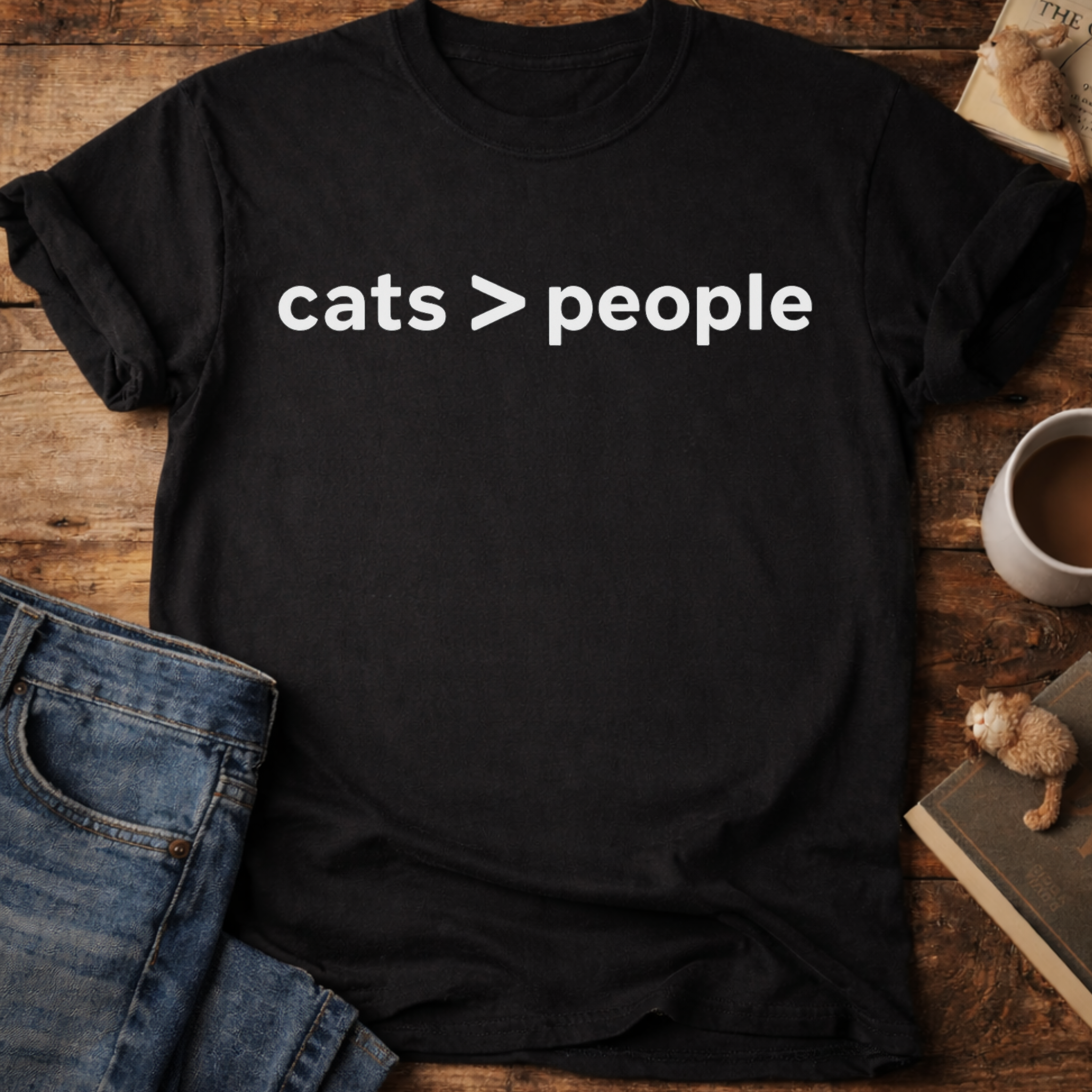 Cats > People T‑Shirt
