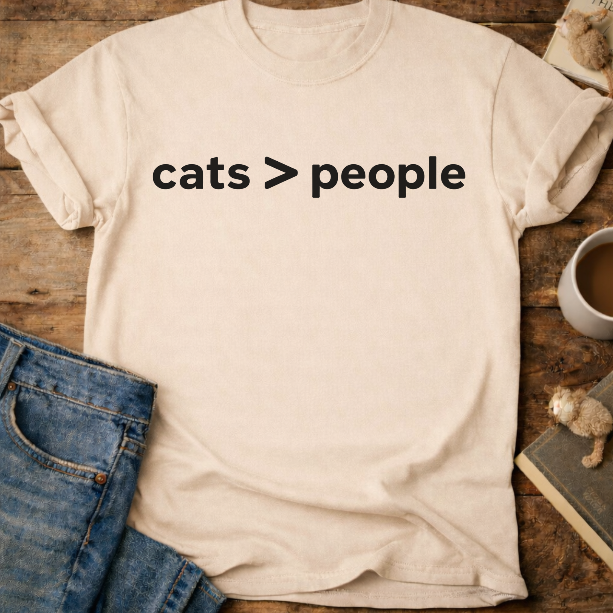 Cats > People T‑Shirt