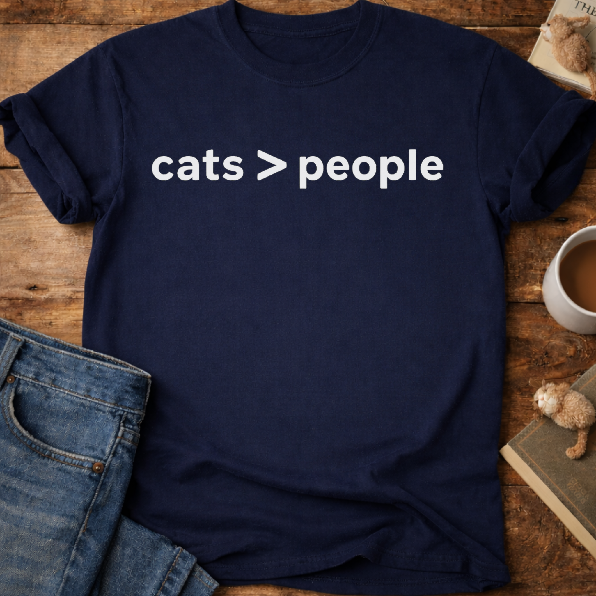 Cats > People T‑Shirt