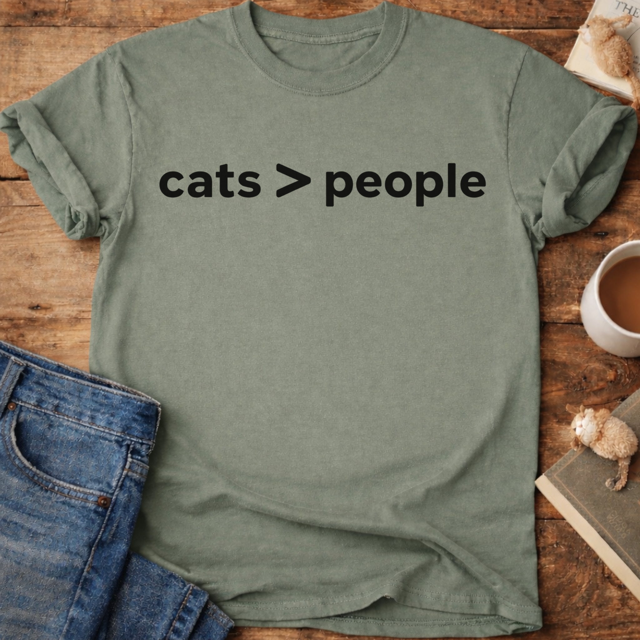 Cats > People T‑Shirt