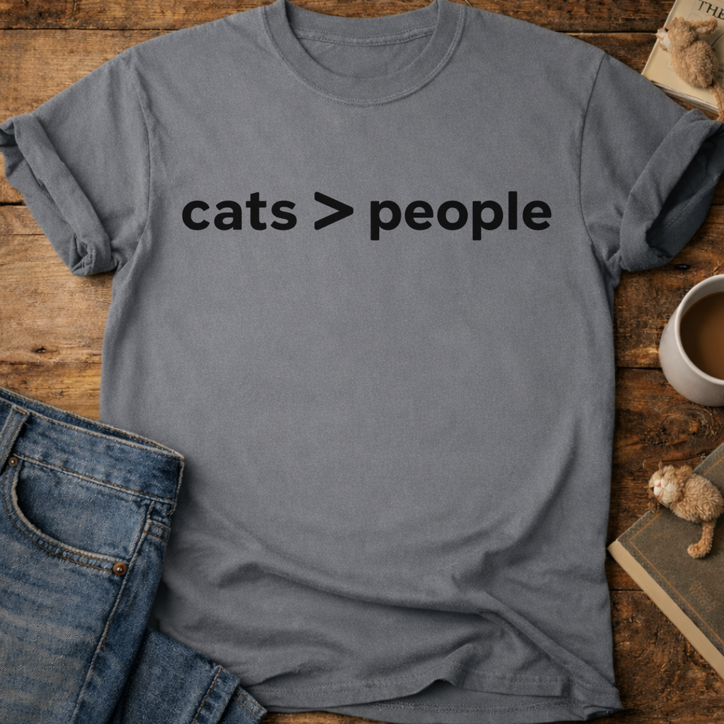 Cats > People T‑Shirt