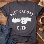 Best Cat Dad Ever T-Shirt