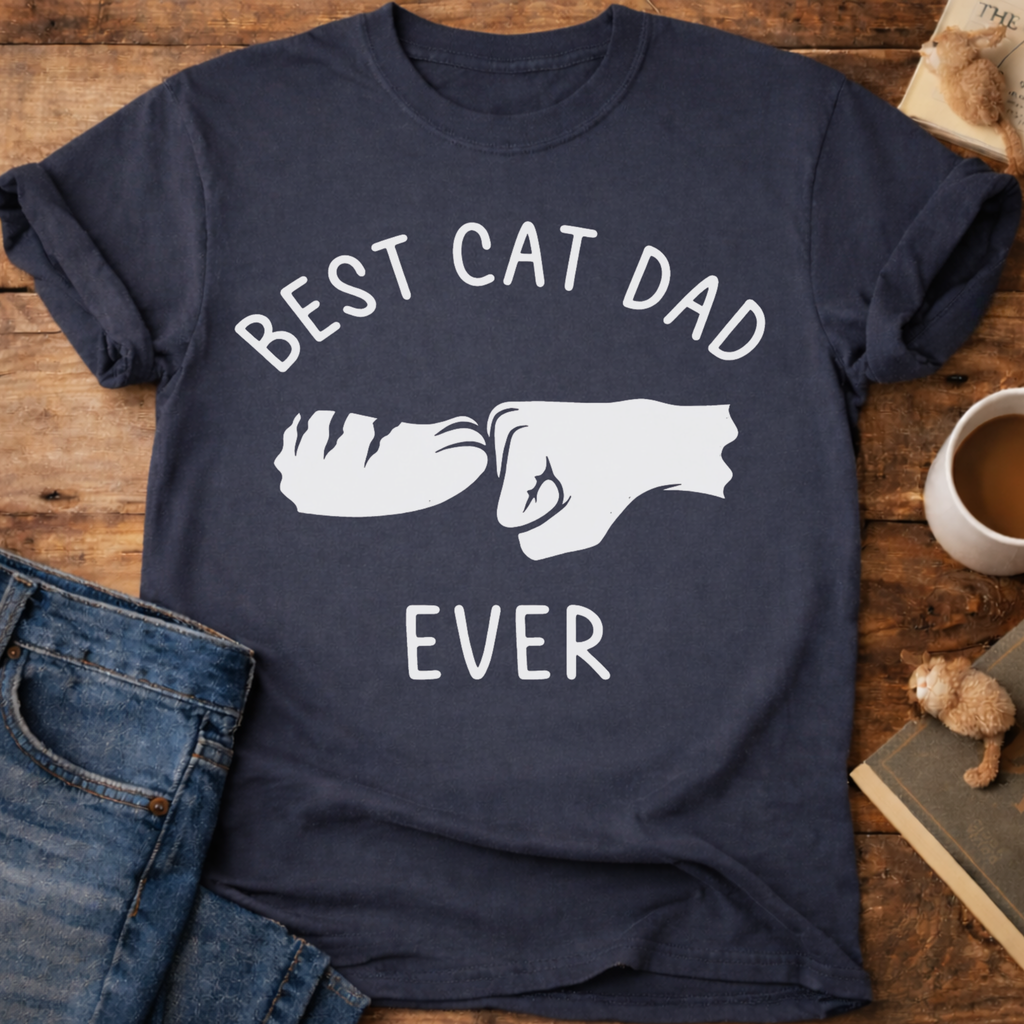 Best Cat Dad Ever T-Shirt