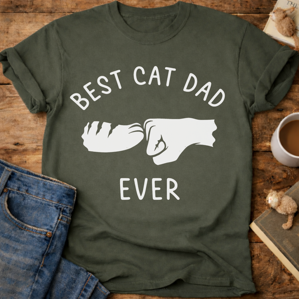 Best Cat Dad Ever T-Shirt