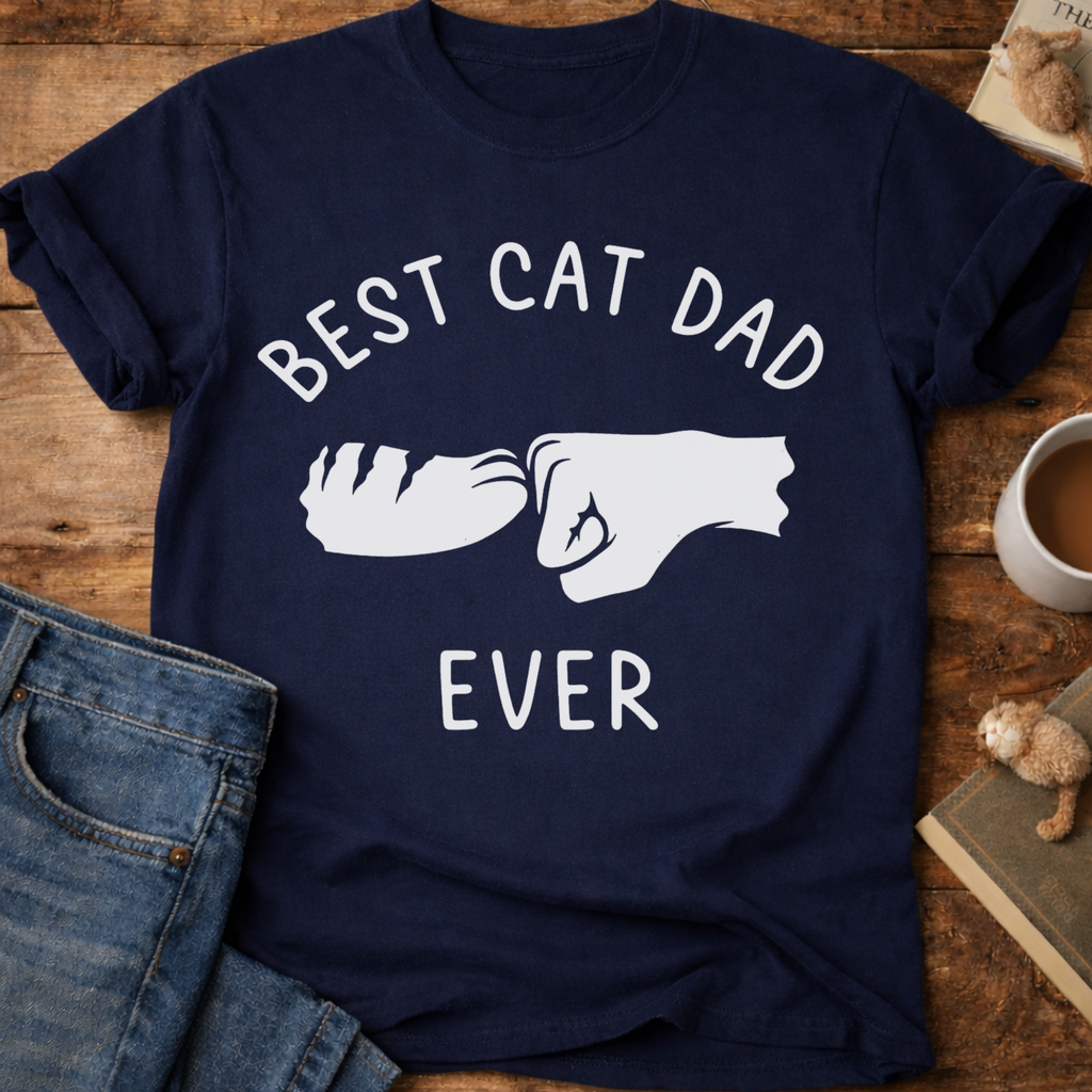 Best Cat Dad Ever T-Shirt