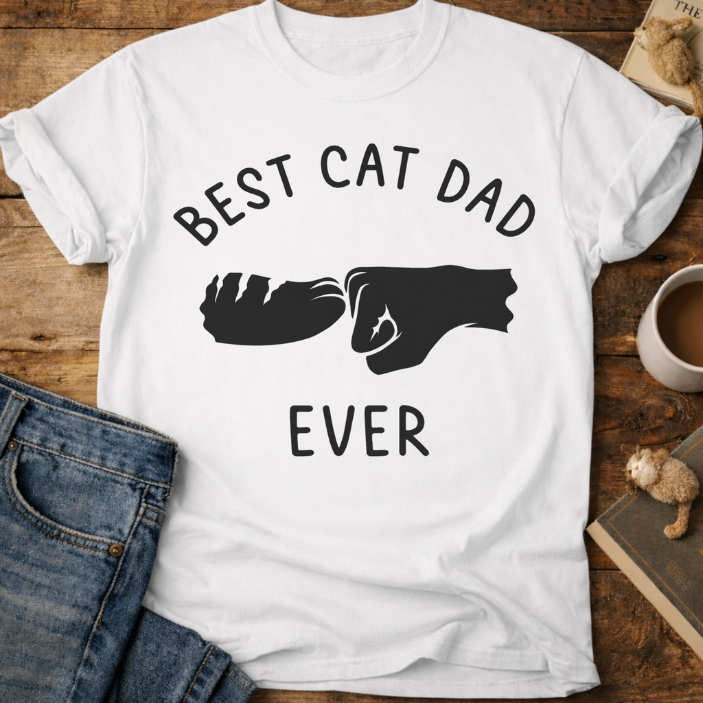 Best Cat Dad Ever T-Shirt