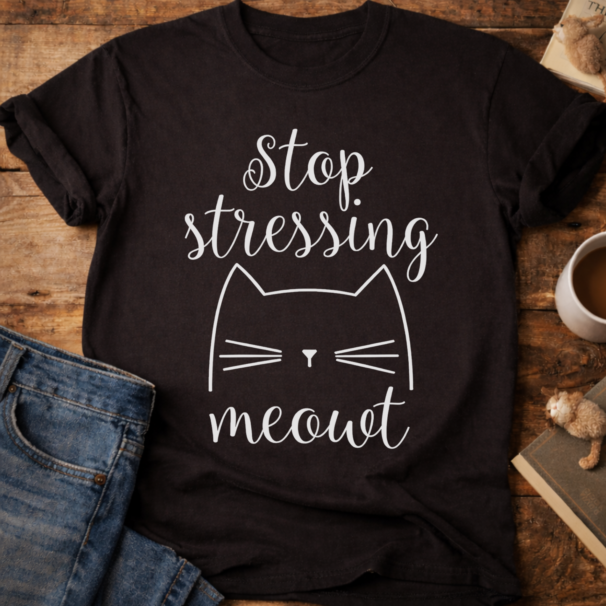 Stop Stressing Meowt Cat T-Shirt