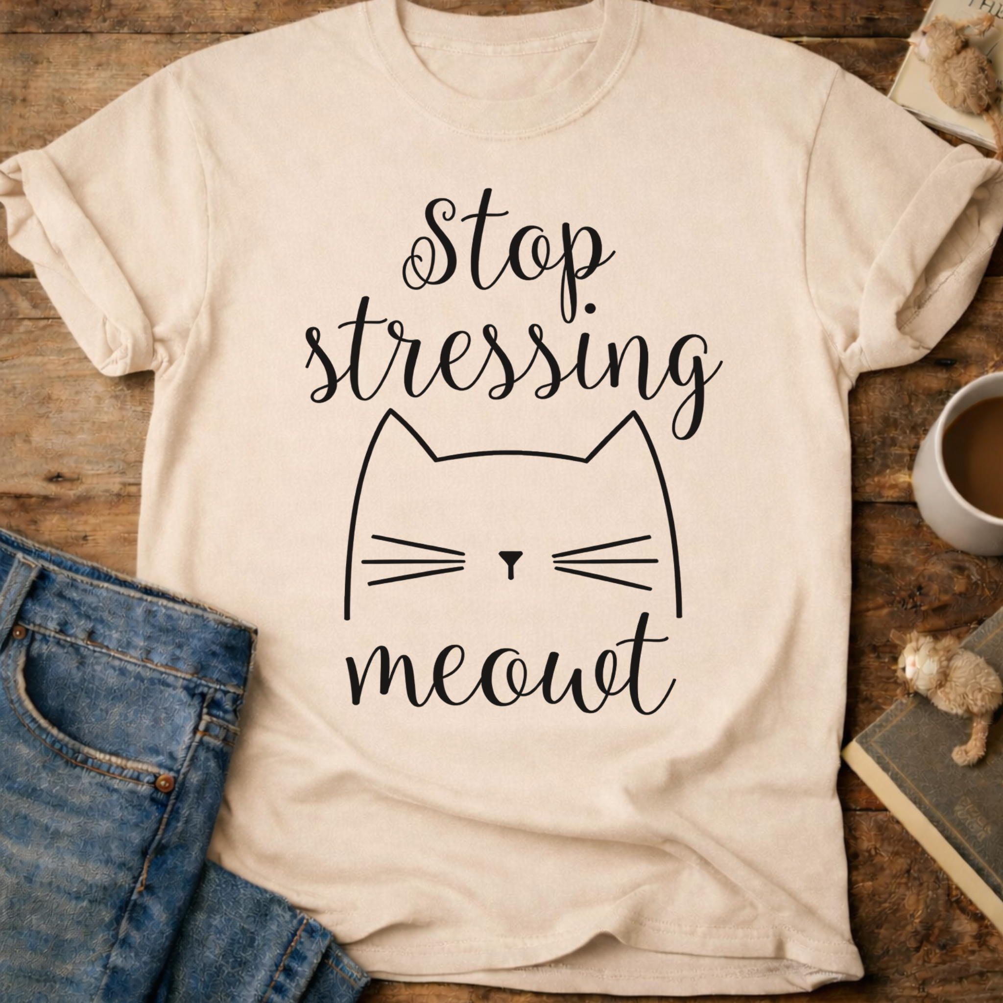 Stop Stressing Meowt Cat T-Shirt