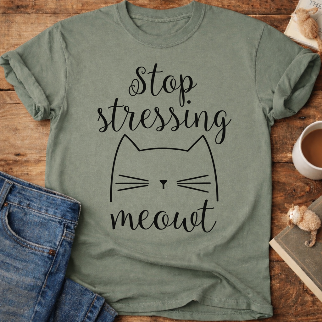 Stop Stressing Meowt Cat T-Shirt