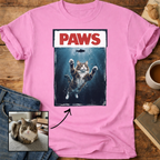 Personalized PAWS Cat T-Shirt