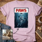 Personalized PAWS Cat T-Shirt