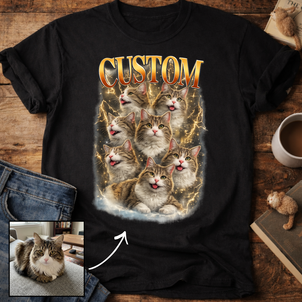 Custom Cat Personalized T-Shirt