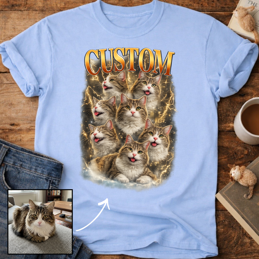 Custom Cat Personalized T-Shirt