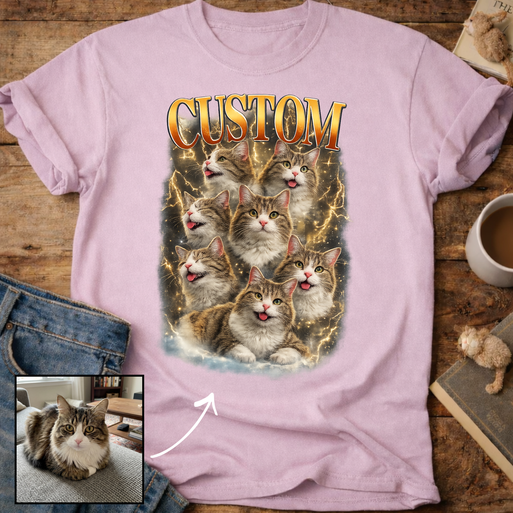 Custom Cat Personalized T-Shirt