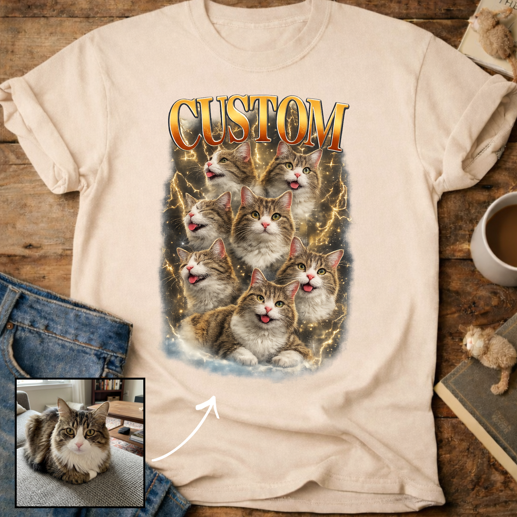 Custom Cat Personalized T-Shirt