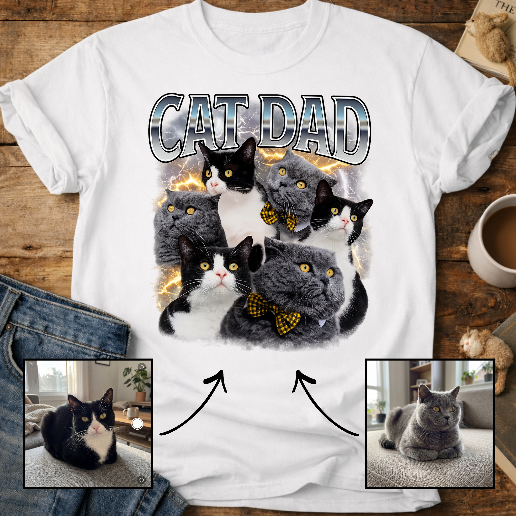 Personalized Cats T-Shirt