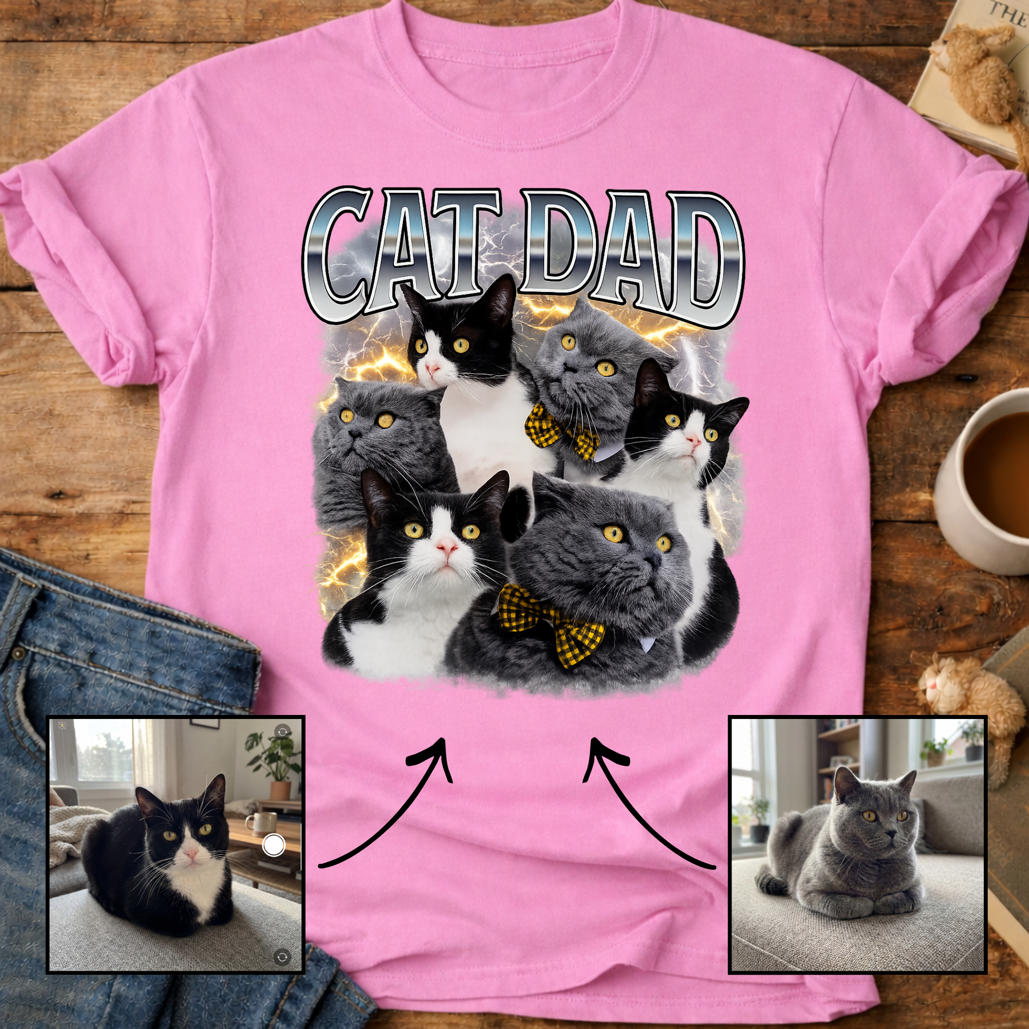 Personalized Cats T-Shirt