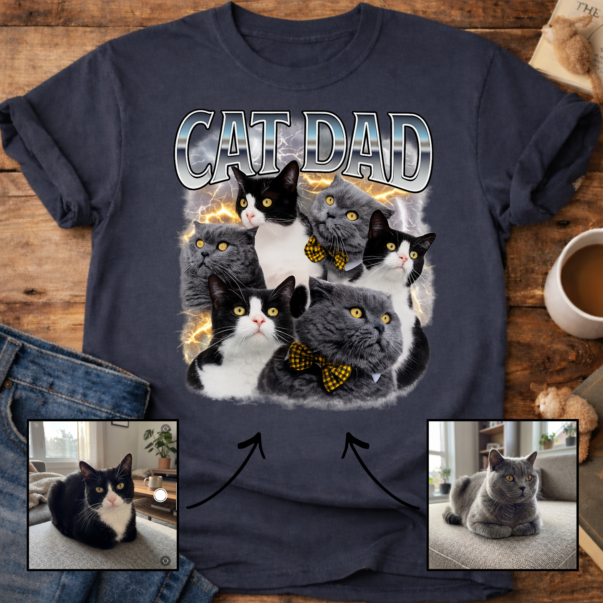 Personalized Cats T-Shirt