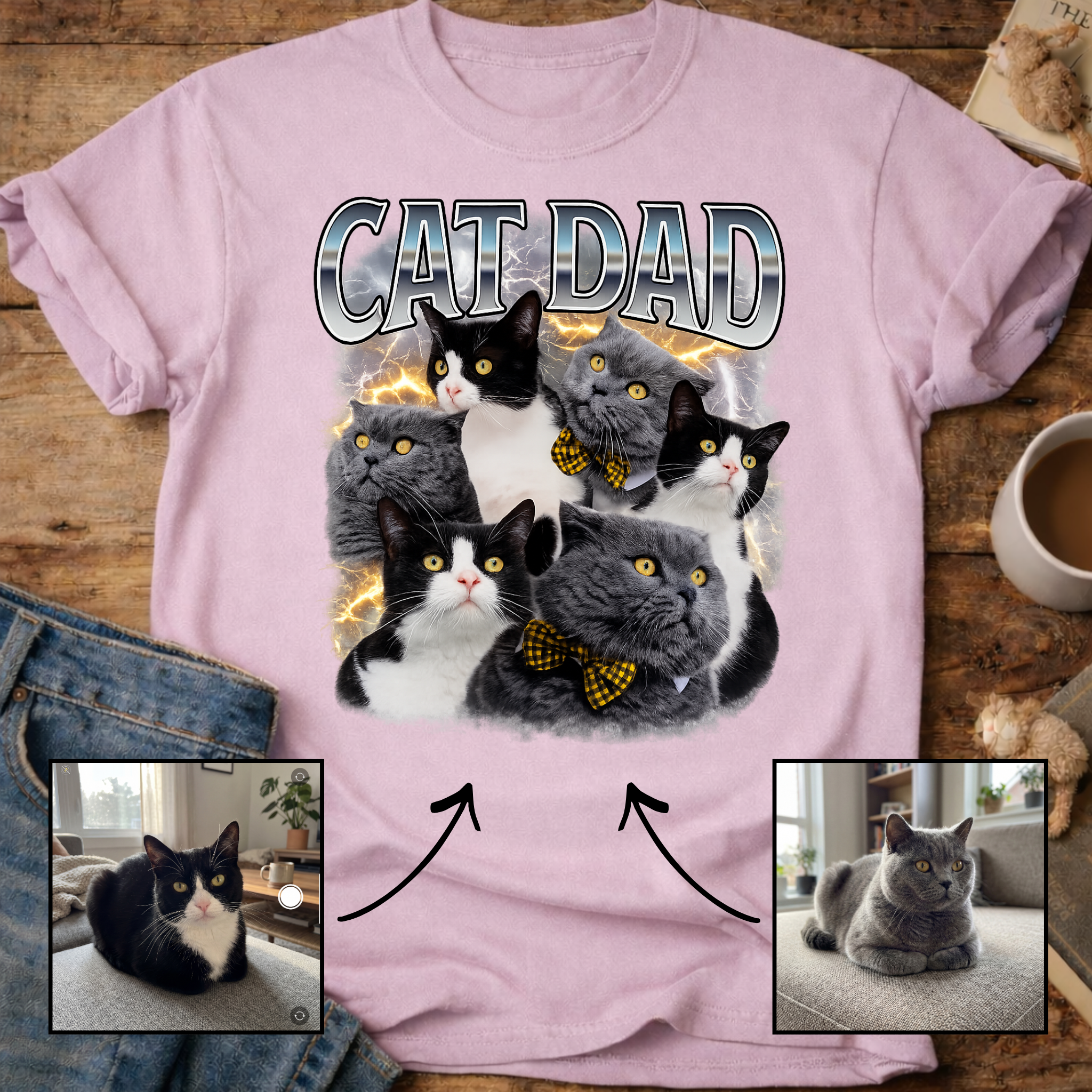 Personalized Cats T-Shirt