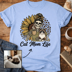 Cat Mom Life Personalized Cat T-Shirt