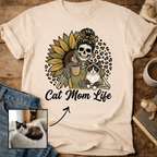 Cat Mom Life Personalized Cat T-Shirt