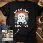 My Cat and I Talk  About You Personalized T-Shirt