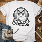 Personalized Cat's Human T-Shirt