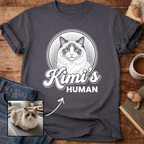 Personalized Cat's Human T-Shirt