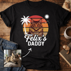 Personalized Custom Daddy Cat T-Shirt