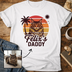 Personalized Custom Daddy Cat T-Shirt