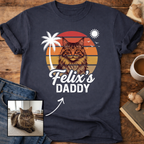Personalized Custom Daddy Cat T-Shirt