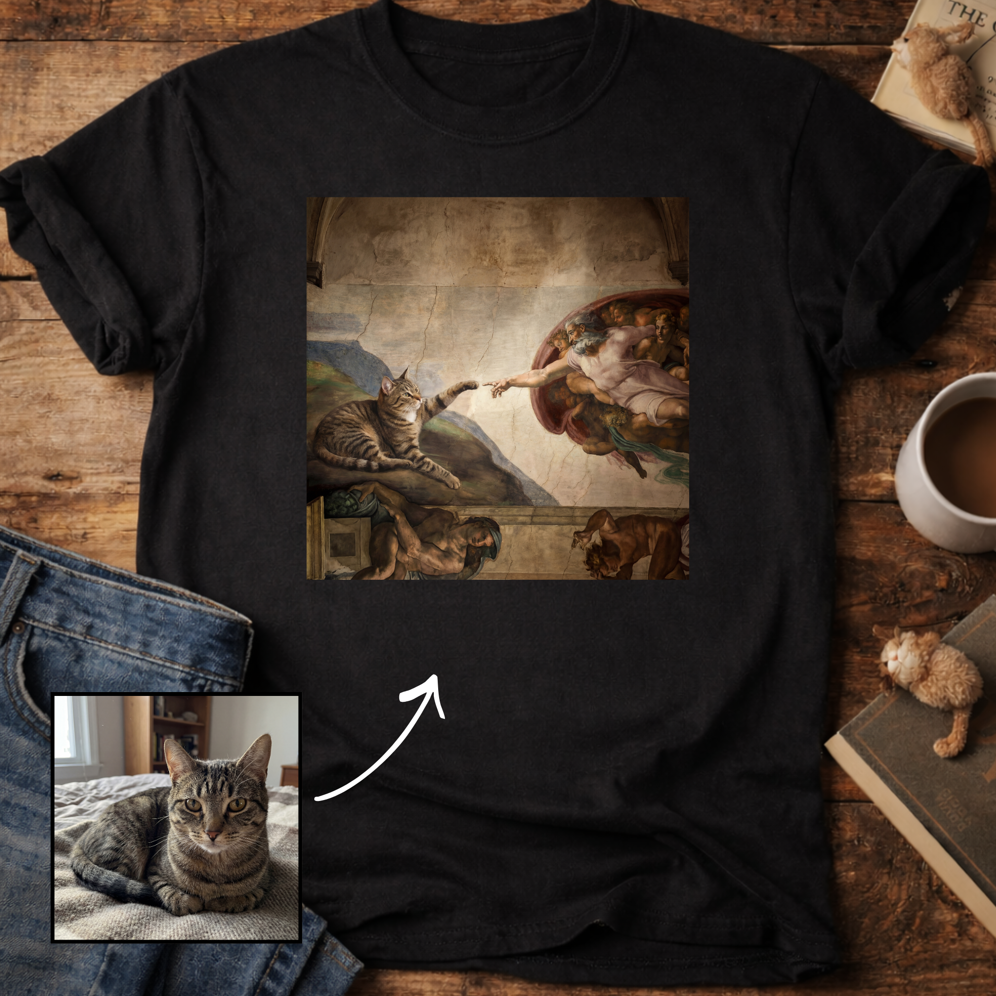 Creation of Adam Customizable Personalized T-Shirt
