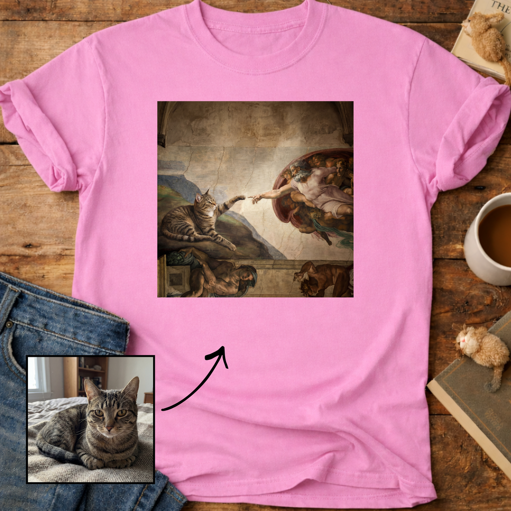 Creation of Adam Customizable Personalized T-Shirt