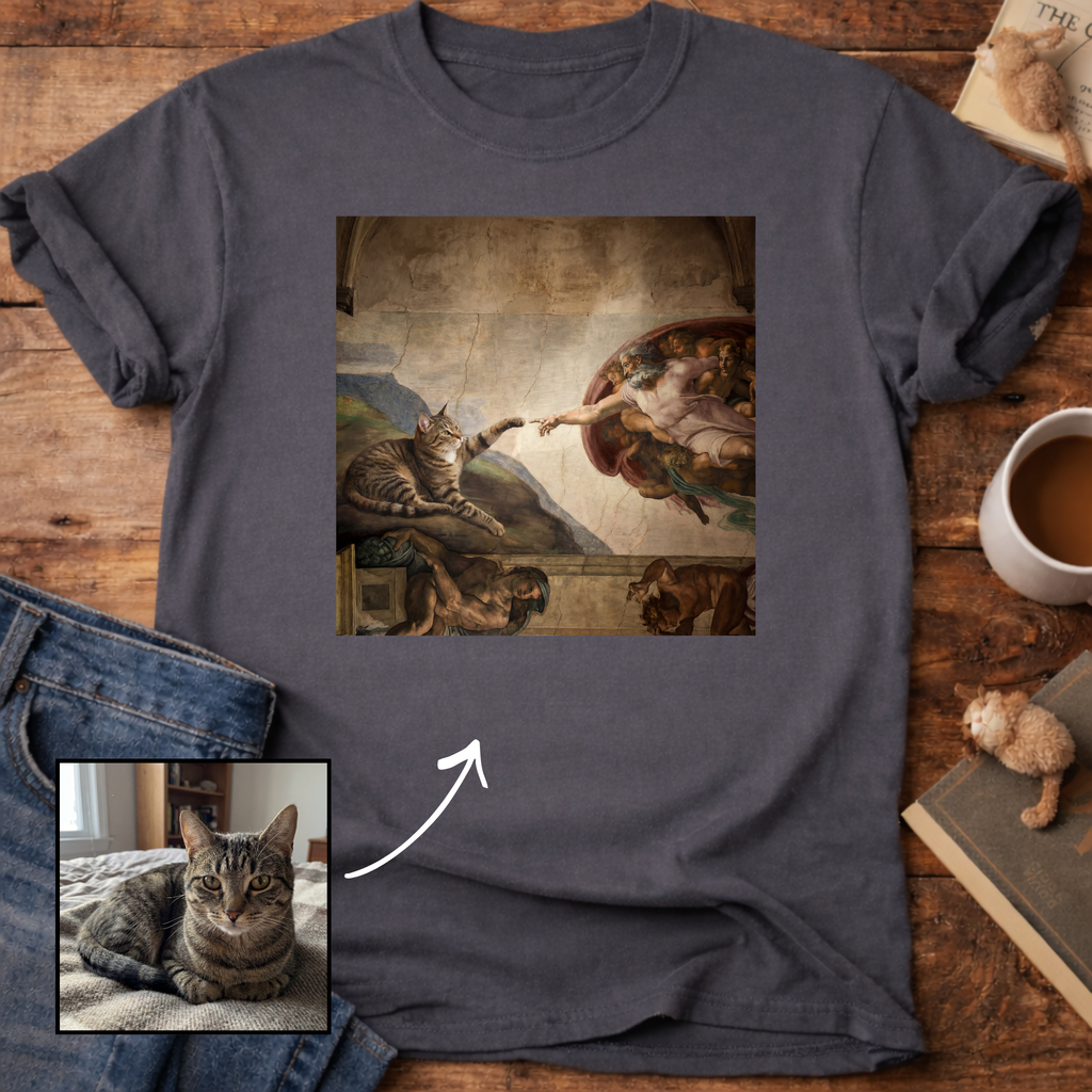 Creation of Adam Customizable Personalized T-Shirt