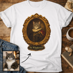 Personalized Royal Cat Portrait T-Shirt