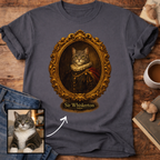 Personalized Royal Cat Portrait T-Shirt