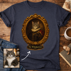 Personalized Royal Cat Portrait T-Shirt