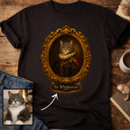Personalized Royal Cat Portrait T-Shirt