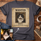 Personalized Wanted Cat T-Shirt