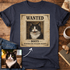 Personalized Wanted Cat T-Shirt