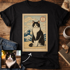 Personalized Japanese Style Design Cat T-Shirt