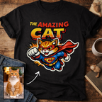 The Amazing Cat Superhero Personalized Custom T-Shirt