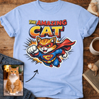 The Amazing Cat Superhero Personalized Custom T-Shirt