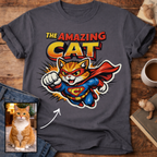The Amazing Cat Superhero Personalized Custom T-Shirt