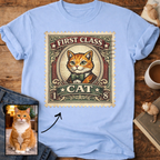 First Class Stamp Custom Personalized Cat T-Shirt
