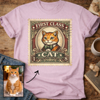 First Class Stamp Custom Personalized Cat T-Shirt