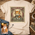 First Class Stamp Custom Personalized Cat T-Shirt