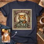 First Class Stamp Custom Personalized Cat T-Shirt