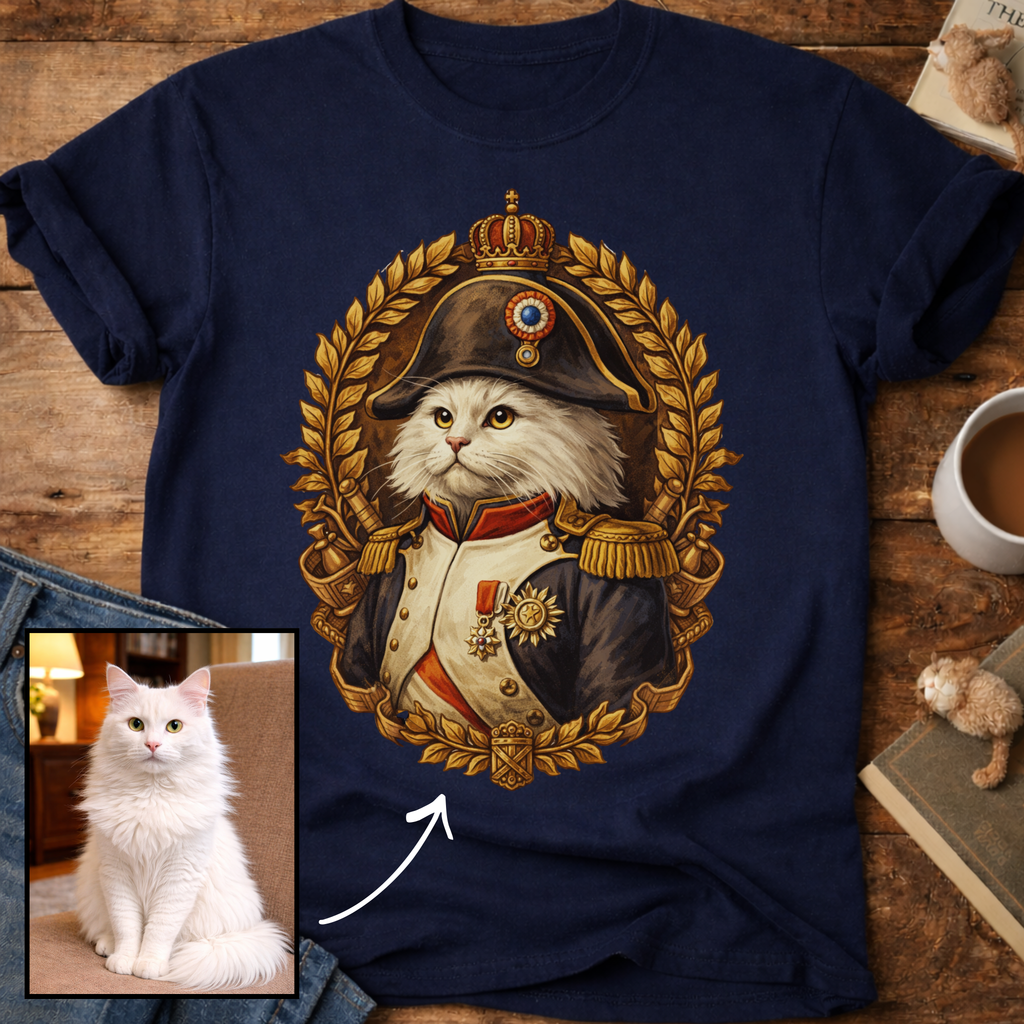 Napoleon Custom Personalized Cat T-Shirt