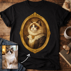 Victorian Heirloom Cat Portrait Personalized T-Shirt